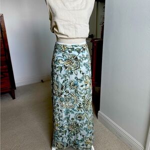 Vince Camuto Cream Maxi  Skirt Resort Wear